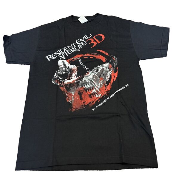 Aaa Other - AAA Style Tag Y2K Resident Evil Afterlife Movie Promo T Shirt M Black Capcom